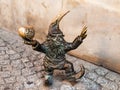 WrocLovek dwarf figurine in Wroclaw