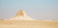 wrong pyramid in Meidum, near Cairo. Egypt. One of the oldest sights of Egypt in the desert