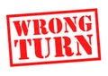 WRONG TURN Royalty Free Stock Photo