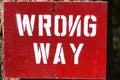 Wrong Way