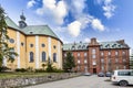 Wronki, Greater Poland Poland - March, 23, 2021: Old monastery in the city center. Stylish church in a small village in Central Royalty Free Stock Photo