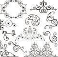 Wrough iron ornaments