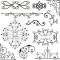 Wrough iron ornaments