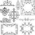 Wrough iron ornaments