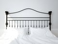 Wrought iron bed. Double bed.