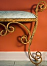 Wrought Iron Bench