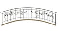 Wrought iron bridge Royalty Free Stock Photo