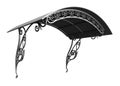 Wrought iron canopy