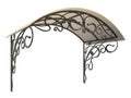 Wrought iron canopy