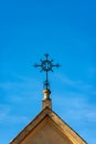Wrought Iron Cross - Religious symbol Royalty Free Stock Photo