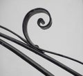 Wrought iron curve Royalty Free Stock Photo