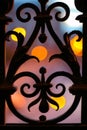 Wrought iron fence