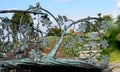 Wrought iron fence Royalty Free Stock Photo