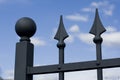 Wrought iron fence Royalty Free Stock Photo