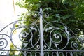 Wrought iron gate, blacksmithing, Munich Royalty Free Stock Photo