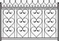 Wrought Iron Gate Royalty Free Stock Photo