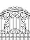 Wrought Iron Gate, Royalty Free Stock Photo