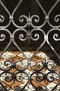Wrought iron gate in Venice, Italy. Royalty Free Stock Photo