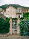 Wrought iron gates Handmade Royalty Free Stock Photo