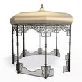 Wrought iron gazebo Royalty Free Stock Photo