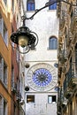 Wrought iron lamp in Venice