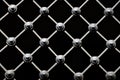 Wrought iron lattice Royalty Free Stock Photo