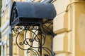 wrought iron porch in the old style