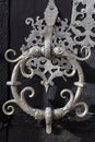 Wrought iron on the side entrance of basilica Mariazell, Austria Royalty Free Stock Photo