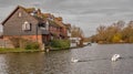 Luxurious riverside apartments on the Bure in the village of Wroxham, Norfolk