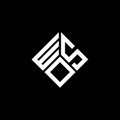 WSO letter logo design on black background. WSO creative initials letter logo concept. WSO letter design Royalty Free Stock Photo