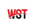 WST Letter Initial Logo Design Vector Illustration Royalty Free Stock Photo