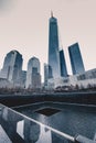 WTC Memorial Plaza, Manhattan, New York. Royalty Free Stock Photo