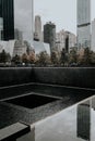 9/11 WTC Memorial Plaza, National September 11 Memorial, Manhattan, New York, United States of America.