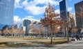 WTC Memorial Plaza, National September 11 Memorial, Manhattan, New York, United States of America.