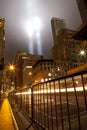 WTC Tribute in light on september 11th, 2011 Royalty Free Stock Photo