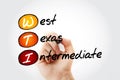 WTI - West Texas Intermediate acronym, business concept background Royalty Free Stock Photo