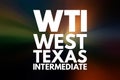 WTI - West Texas Intermediate acronym, concept background Royalty Free Stock Photo