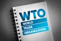 WTO - World Trade Organization acronym