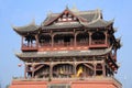 Wufeng Tower in Luodai Ancient Town Royalty Free Stock Photo