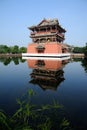 Wufeng Tower in Luodai Ancient Town Royalty Free Stock Photo