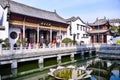 WUHAN, China - JAN 24, 2017: Guiyuan Temple is a Buddhist temple located on Wuhan City, Hubei Province of China.