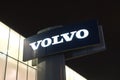 Close up VOLVO store sign