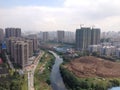 Wuhan city skyline