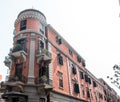 Wuhan's uniquely designed European-style red brick buildings have a hundred year history Royalty Free Stock Photo