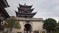 Wuhua building in the ancient city of Dali, China Royalty Free Stock Photo