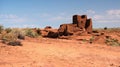 Wukoki Pueblo Ruins near Flagstaff, Arizona Royalty Free Stock Photo