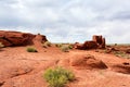 The Wukoki Pueblo ruins in Wupatki National Monument Royalty Free Stock Photo