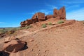Wukoki pueblo in Wupatki National Monument near Flagstaff, Arizona Royalty Free Stock Photo