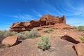 Wukoki pueblo in Wupatki National Monument near Flagstaff, Arizona Royalty Free Stock Photo