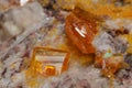 Wulfenite Crystals from old mineral collection